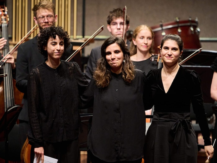 Drei junge Dirigentinnen der Järvi-Academy