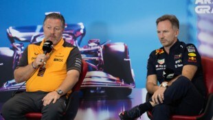 McLaren-Boss Zak Brown (li.) hat sich wieder einmal über das Aus von Christian Horner geäußert.