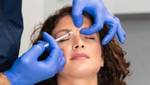 Behandlung mit Botox-Spritze