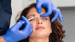 Behandlung mit Botox-Spritze