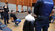Die beiden Angeklagten beim Prozess in Innsbruck