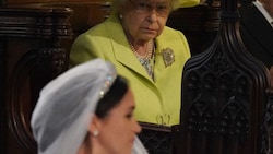 Queen Elzabeth II. soll sich vor der Hochzeit von Harry und Meghan sehr über das Verhalten der ...