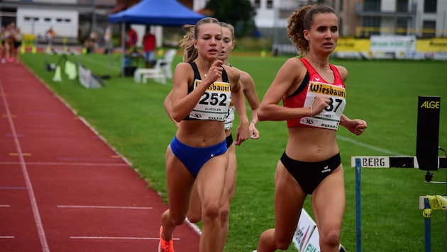 Pauline Schedler (Nr. 252) tritt in Tampere über die 1500 Meter an und hat realistische ...
