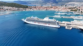 Vor der ersten Reise mit Gästen vom italienischen Triest in die griechische Hauptstadt Athen ...