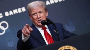 US-Präsident Donald Trump richtet eine Taskforce für die kommenden Olympischen Spiele im Jahr ...
