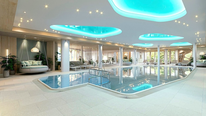 Der neue Lichtquelle-SPA des Hotels ergänzt den 2022 fertiggestellten SeemotionenSPA.