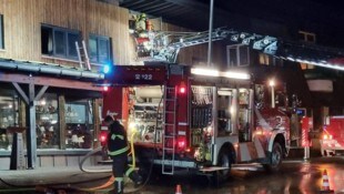 Feuerwehreinsatz in Riezlern. 