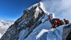Der Gipfel des Mount Everest