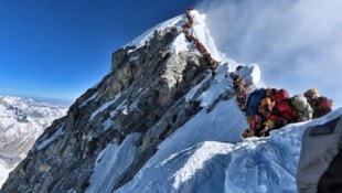 Der Gipfel des Mount Everest