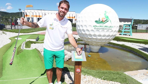 Der Weltmeister hat die wunderschöne Anlage seiner Großmutter Christine Riener gewidmet.