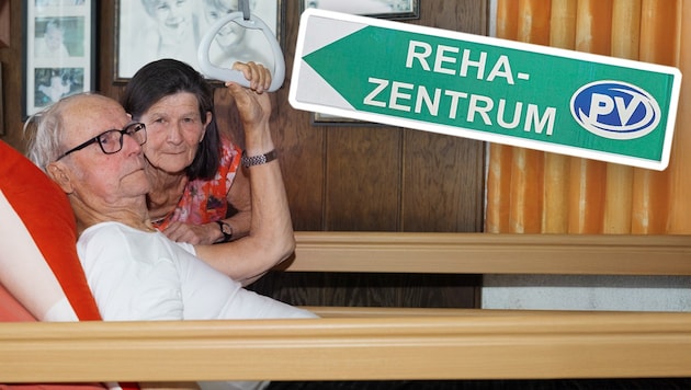 Franz Meisetschlägers Antrag auf Reha wurde abgelehnt. Seine Ehefrau Anna pflegt ihn jetzt.