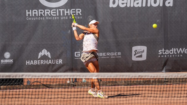 Julia Grabher spielt in Amstetten weiter um den Titel.