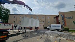 Die neue Containerklasse soll nur eine kurzfristige Maßnahme zur Entlastung der Raumsituation in ...