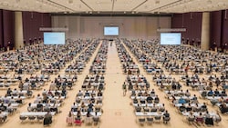 Die Reihen beim Aufnahmetest für das Medizinstudium in Graz waren im Juli gut gefüllt.