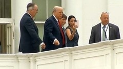 Begleitet wurde der US-Staatschef von Secret-Service-Agenten und dem Architekten James McCrery.
