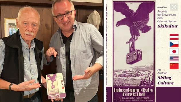 Arno Klien, Onkel des Kabarettisten Peter Klien, präsentiert sein neues Werk, in fünf Sprachen ...