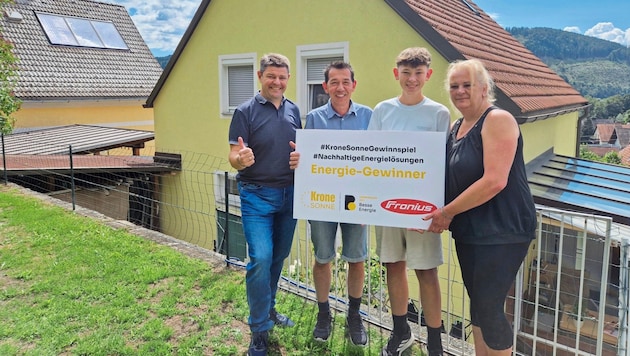 Die glücklichen Gewinner: Familie Pritz startet mit Krone Sonne und Vivatro in eine sonnige ...