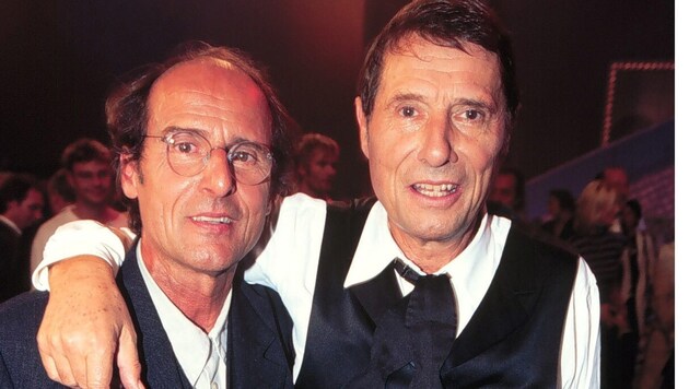 Manfred Bockelmann mit seinem verstorbenen Bruder Udo Jürgens