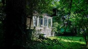 Hier in diesem Garten passierte die Bluttat.