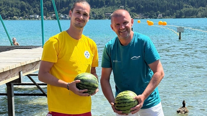 Die Melonenernte steigt am Samstag im Parkbad Krumpendorf.