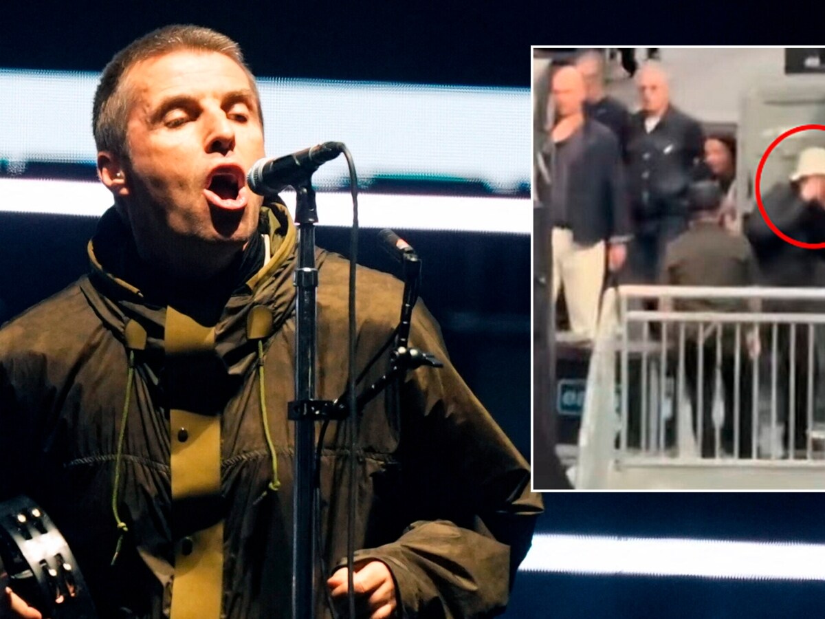 Deutet Drogenkonsum an - Was macht Liam Gallagher da am Konzert-Dixie-Klo?  | krone.at