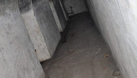 Das Paar plant, bis November den Boden zu verlegen und den Bunker zu streichen, will aber ...