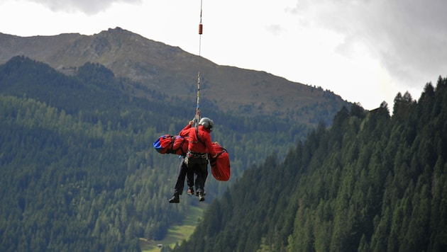Die Alpinistin konnte nur noch tot geborgen werden.
