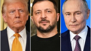 Laut einem Medienbericht soll es bald ein Sechs-Augen-Gespräch zwischen Trump, Selenskyj und ...
