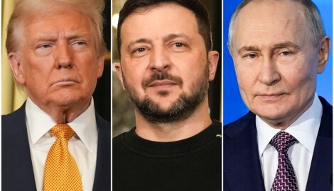 Laut einem Medienbericht soll es bald ein Sechs-Augen-Gespräch zwischen Trump, Selenskyj und ...