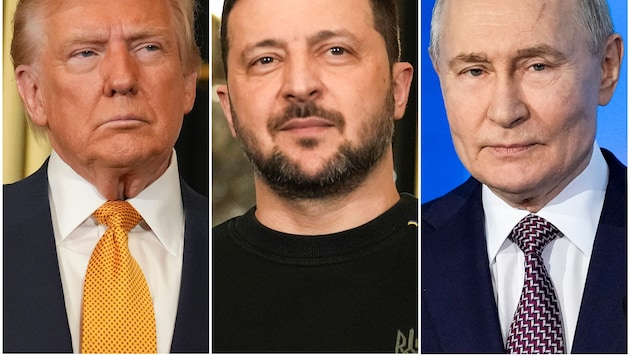 Laut einem Medienbericht soll es bald ein Sechs-Augen-Gespräch zwischen Trump, Selenskyj und ...