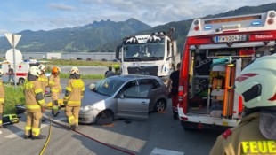 Die Feuerwehr Zell am See war rasch am Einsatzort.