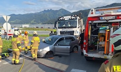 Die Feuerwehr Zell am See war rasch am Einsatzort.