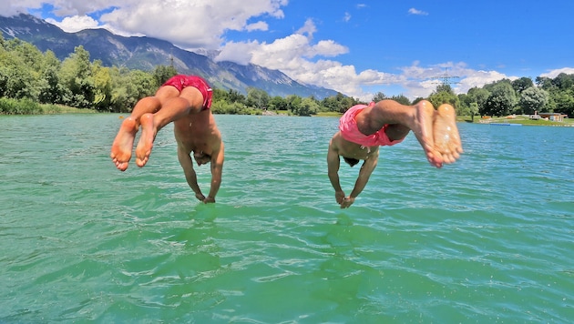 Auch der Baggersee in der Innsbrucker Rossau ist Teil der Untersuchung.