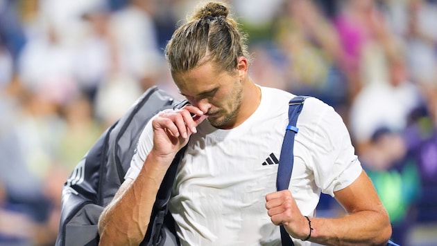 Alexander Zverev war in Toronto nach einer Pause von etwa einem Monat auf die Tennis-Tour ...