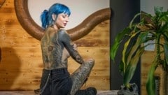 Kerstin Huber (37): Ihr Körper zieren mehrere großflächige Tattoos, bis auf das Gesicht möchte ...