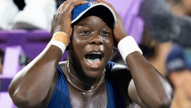 Finale! Victoria Mboko kann es nicht fassen.