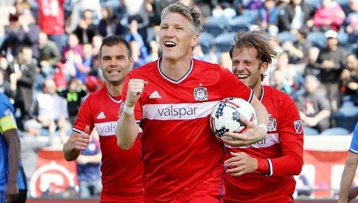 Publikumsliebling in Chicago: Bastian Schweinsteiger.