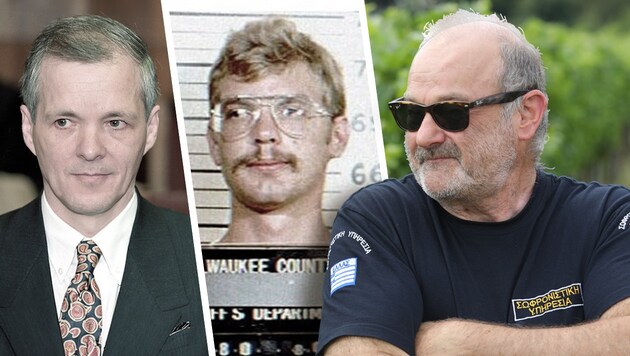 Profiler Thomas Müller analysierte Prostituieren-Mörder Jack Unterweger (ganz li.), ...