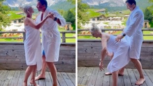 Daniela Katzenberger und ihr Lucas treiben es am Balkon ganz schön wild!