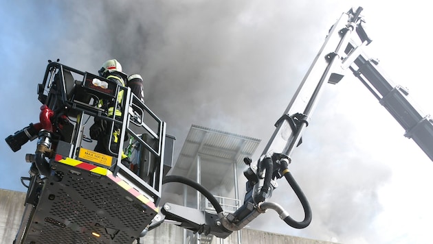 Einsatz der Florianis in Götzis