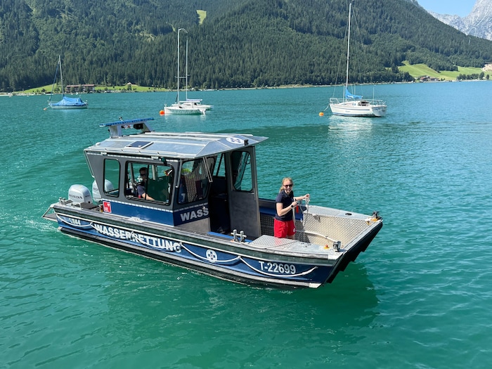 Am Achensee ist das Boot für einen Einsatz unverzichtbar.