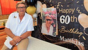 Das Geburtstagskind genoss sein Fest. 