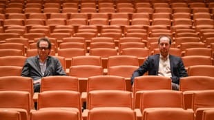 Der Künstler und der Zahlenmensch: Norbert Trawöger (li.) und Kai Liczewski