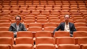 Der Künstler und der Zahlenmensch: Norbert Trawöger (li.) und Kai Liczewski