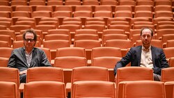 Der Künstler und der Zahlenmensch: Norbert Trawöger (li.) und Kai Liczewski