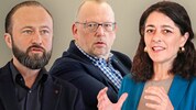 Sandra Krautwaschl (rechts) und Max Lercher (links) brachten einen Antrag auf Kontrolle ein. ...