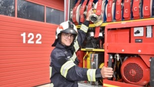 Samuel Mata ist Feuerwehrmann aus Leidenschaft und gleich bei zwei Feuerwehren in zwei ...