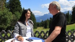 Stephanie Venier im Gespräch mit „Krone“-Redakteur Georg Fraisl