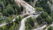 Nach dem Felssturz wurde die wichtige Verbindungsstraße wieder saniert.