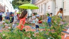 Das Supergrätzl in Favoriten wird von den Kindern gut angenommen.